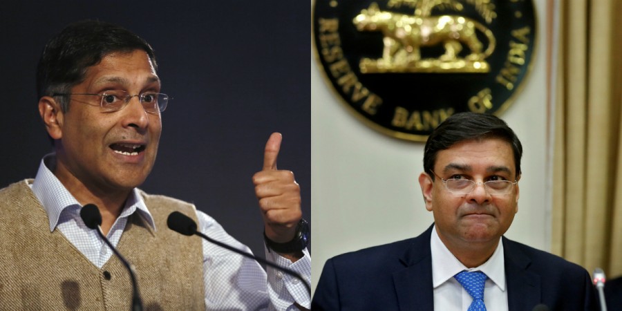 Urjit Patel and Arvind Subramanian
