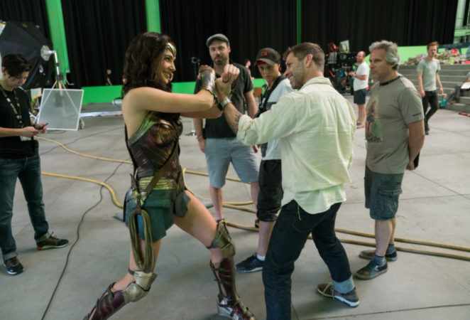 Zack Snyder shares photos from sets of Justice League Justice League Wonder Woman