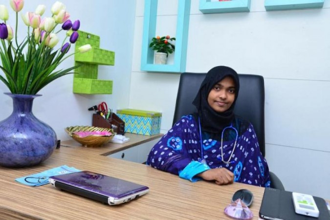 In the picture, Akhila Asokan (24), better known as Hadiya Akhila Asokan/Hadiya