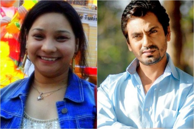 Nawazuddin Siddiqui and his first girlfriend Sunita Rajwar Nawazuddin Siddiqui first girlfriend Sunita Rajwar