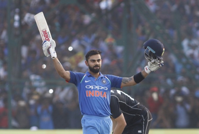 Kohli became the fastest man to reach 9000 ODI runs last month Virat Kohli