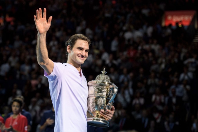 Federer won the Basel Open after defeating Del Potro in the final on Sunday Roger Federer
