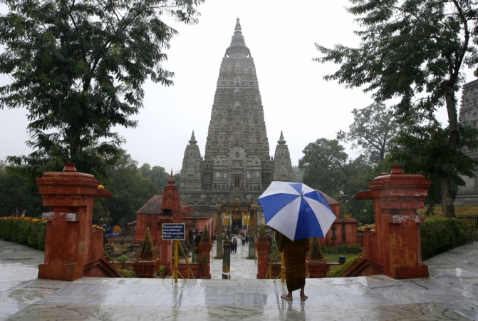 The Mahabodhi temple compound is shown in the eastern Indian city of Bodh Gaya Bodh Gaya
