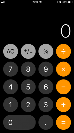 Apple iPhone Calculator Apple iPhone Calculator
