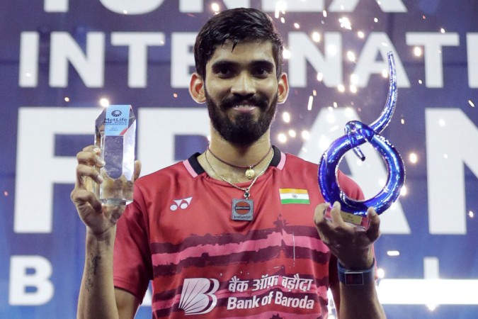 File photo of Indian shuttler Kidambi Srikanth. Kidambi Srikanth