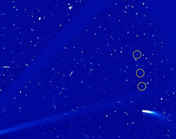 Observations of a third fragment indicate comet 96P is still evolving. nasa, comet 96 P, SOHO,