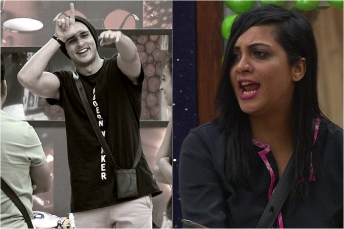 Priyank Sharma and Arshi Khan fight once again inside Bigg Boss 11 house. Arshi khan Priyank Sharma