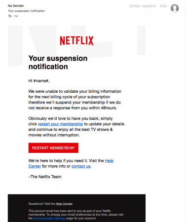 BEWARE! Netflix users at risk of this email scam