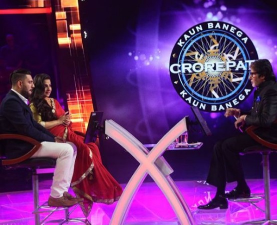 Yuvraj Singh and Vidya Balan on KBC 9 Grand Finale KBC 9 Grand Finale