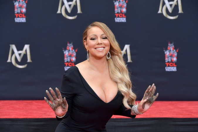 Mariah Carey is honored with a Hand and Footprint Ceremony at TCL Chinese Theatre on November 1, 2017 in Hollywood, California. Mariah Carey