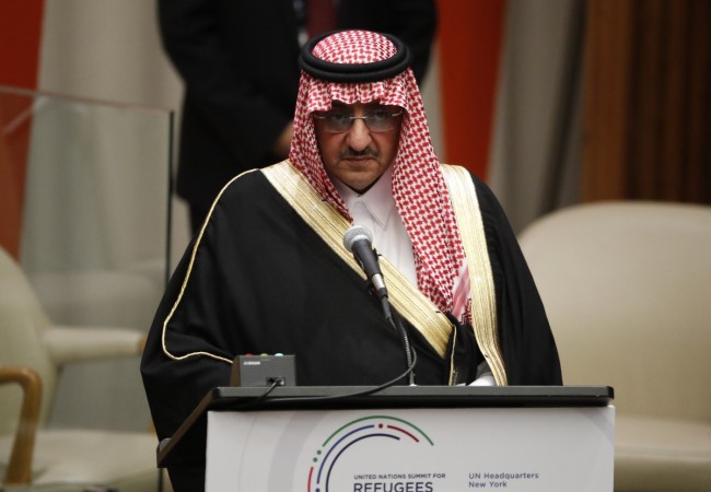 In picture: Prince Muhammad bin Nayef of Saudi Arabia. Prince Muhammad bin Nayef of Saudi Arabia