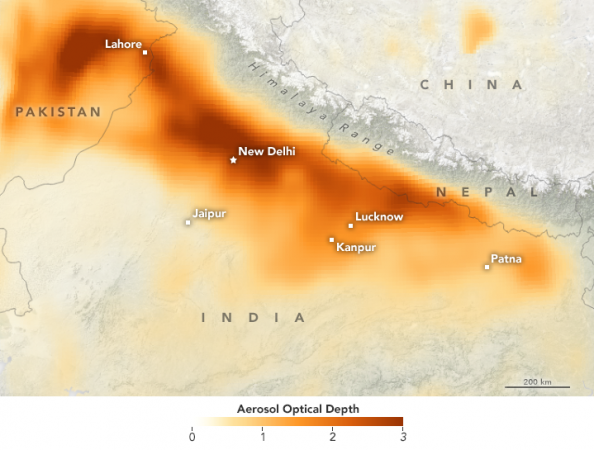 Delhi Air Pollution Nasa Images Show Stubble Burning In Neighbouring States Worsened Air 0270