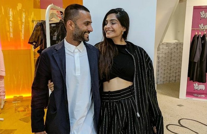 Sonam kapoor and Anand Ahuja Sonam kapoor and Anand Ahuja