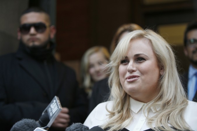 Rebel Wilson speaks to the media on June 15, 2017 in Melbourne, Australia. rebel wilson