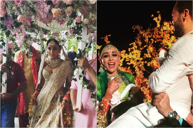 Amrita Puri's wedding ceremony. Amrita Puri