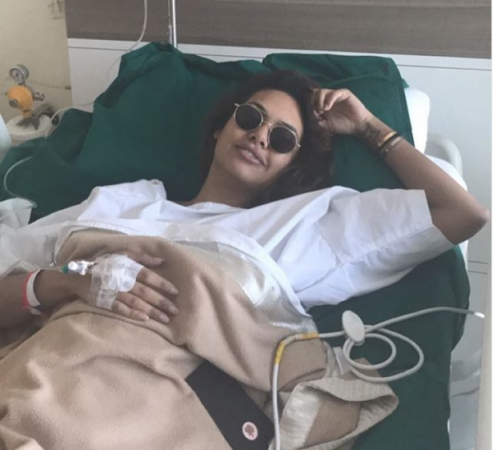 Esha Gupta in hospital Esha Gupta