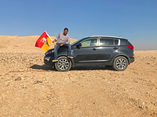 Suyash Dixit declared himself the king of Bir Tawil Suyash Dixit