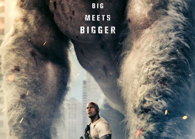 Dwayne Johnson starrer Rampage first poster Dwayne Johnson starrer Rampage