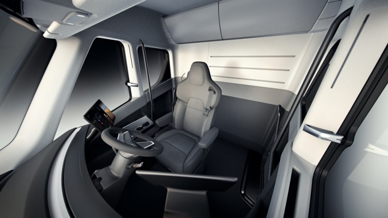 Tesla Semi interior Tesla Semi interior