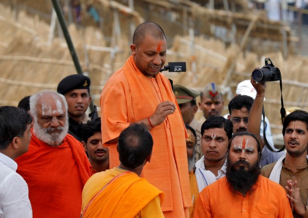 Yogi Aditynath is trying to appease dalit people to vote for BJP in 2019 Lok Sabha Polls. YOGI IN AYODHYA