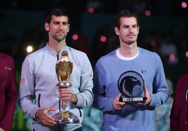 File photo of Novak Djokovic (L) and Andy Murray Novak Djokovic and Andy Murray