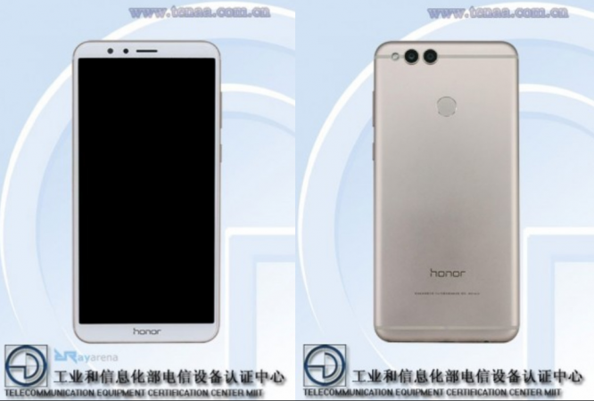 Honor V10 front and back Honor V10
