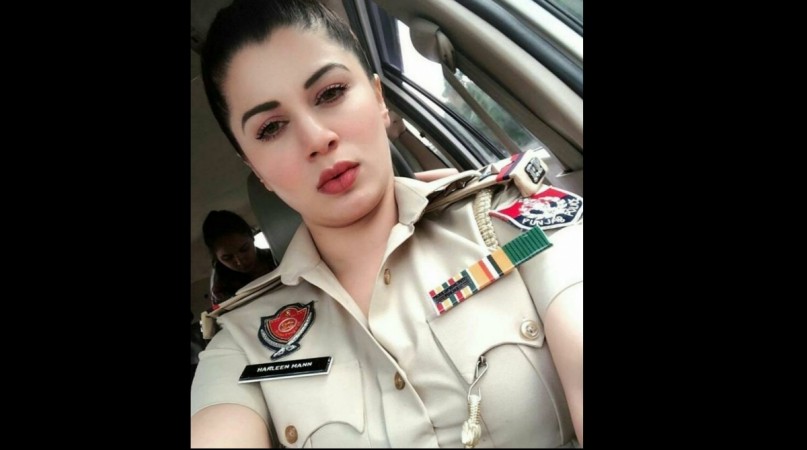 Kainaat Arora as Harleen Mann in a Punjabi movie Harleen Mann, Kainaat Arora