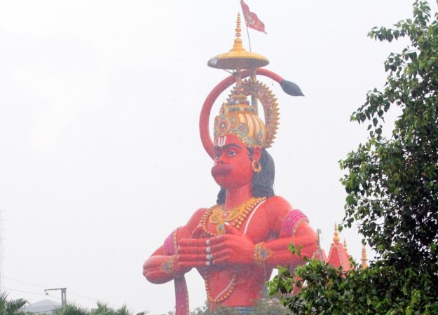 Lord Hanuman statue at Karol Bagh in New Delhi. Jai Bajrangbali