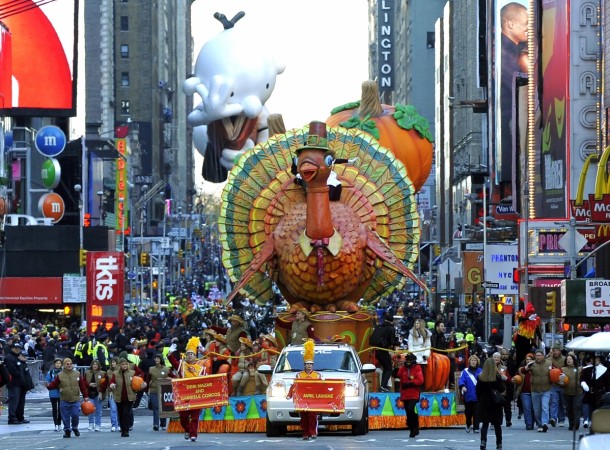 The Thanksgiving Turkey float during the 85th Macy's Thanksgiving Day Parade in New York November 24, 2011. Thanksgiving