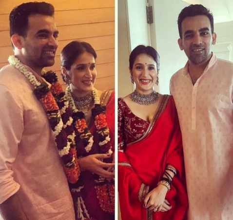 Zaheer Khan and Sagarika Ghatge wedding photo Zaheer Khan and Sagarika Ghatge wedding