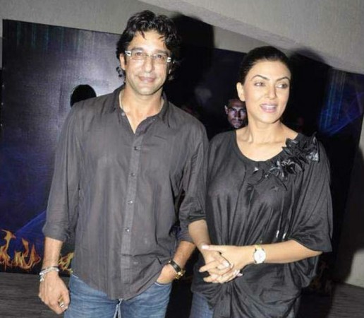 Sushmita Sen and Wasim Akram Sushmita Sen and Wasim Akram