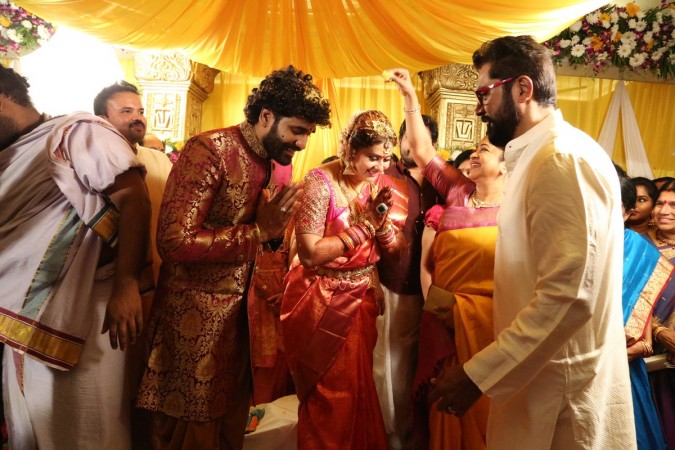 Namitha weds Veerandra Chowdhary. Namitha Weds Veerandra Chowdhary