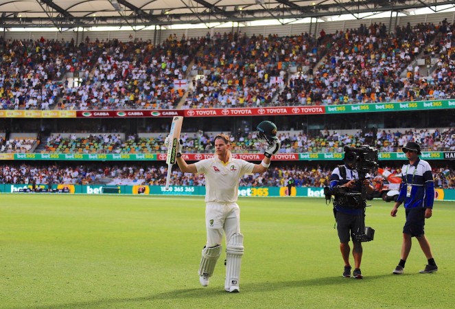 Australia captain Steve Smith returns to the pavilion unbeaten on 141 at the Gabba on Saturday (November 25) in the opening Ashes Test against England. Steve Smith