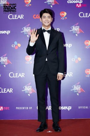South Korean singer and actor Kang Tae Oh at Mnet Asian Music Awards 2017. MAMA 2017