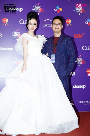 Popular Vietnamese actress Angela Phuong Trinh. MAMA 2017