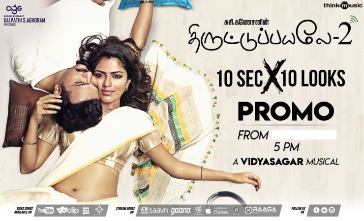 Amala Paul-Bobby Simha's intimate scene in Thiruttu Payale 2 Amala Paul-Bobby Simha's intimate scene in Thiruttu Payale 2