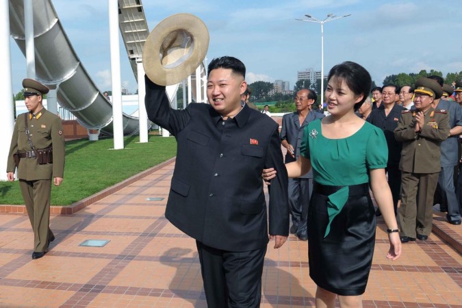 Kim Jong-un and wife Ri Sol-ju Kim Jong-un and wife Ri Sol-ju
