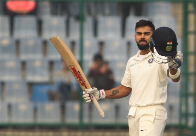 Kohli brought up his 20th Test ton on Saturday in Delhi Virat Kohli