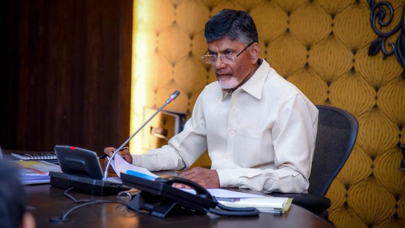Andhra Pradesh Chief Minister and TDP leader N Chandrababu Naidu AP CM NAIDU