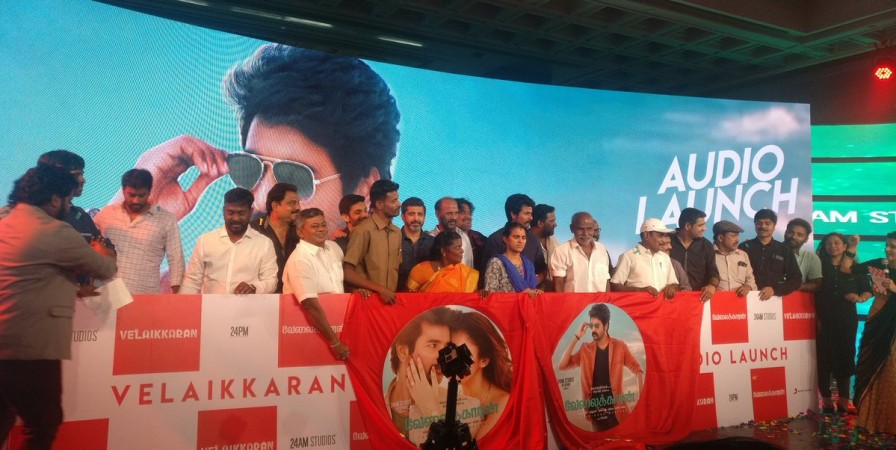 Velaikkaran audio album launched. Velaikkaran audio album launched