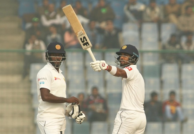 Mathews and Chandimal hit centuries in Delhi. Angelo Mathews and Dinesh Chandimal