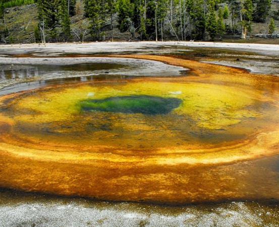 Yellowstone national park sits atop one of the largest active volcanoes in the world Yellowstone national park