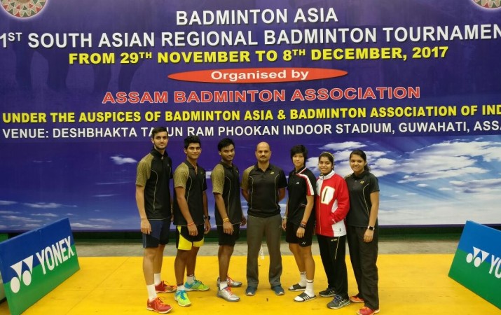 India beat Nepal to win the title. India badminton