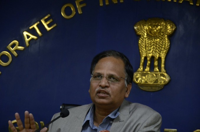 In picture: Satyendar Jain. Satyendar Jain
