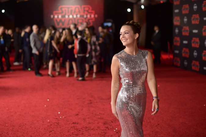 Daughter of Carrie Fisher, Billie Lourd at the premiere of Star Wars: The Last Jedi Billie Lourd Carrie Fisher Star Wars The Last Jedi