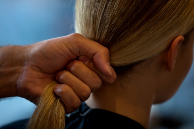 Representational image Woman with Wet hair