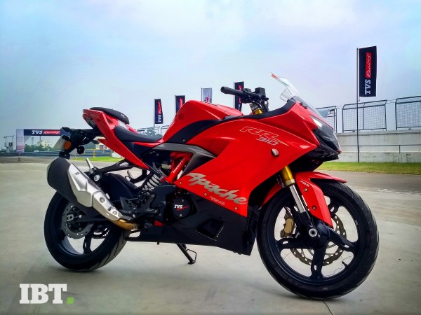 TVS Apache RR 310 is now priced at Rs 2.13 lakh. TVS Apache RR 310