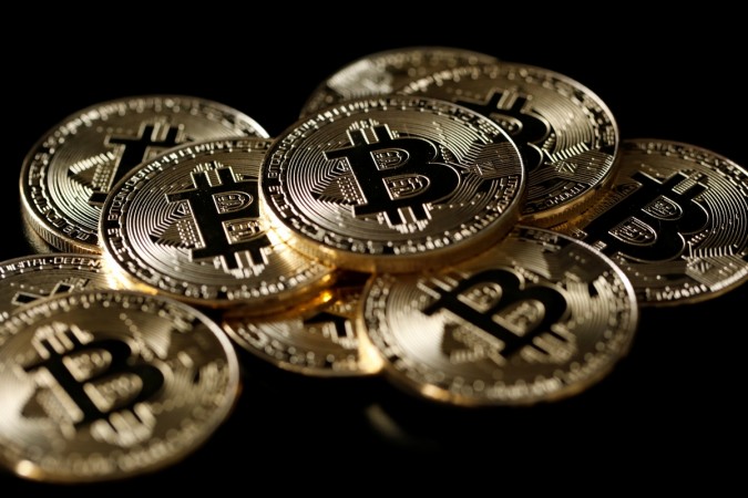 A collection of Bitcoin (virtual currency) tokens are displayed in this picture illustration taken December 8, 2017. Bitcoin Gold