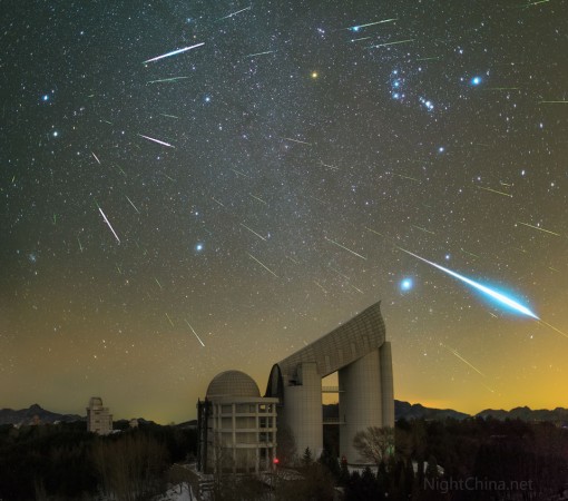 Geminid Meteors over Xinglong Observatory, which took place on December 23, 2015- Representational image Meteor shower