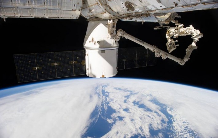 A SpaceX Dragon docked to the ISS- Representational image SpaceX Dragon